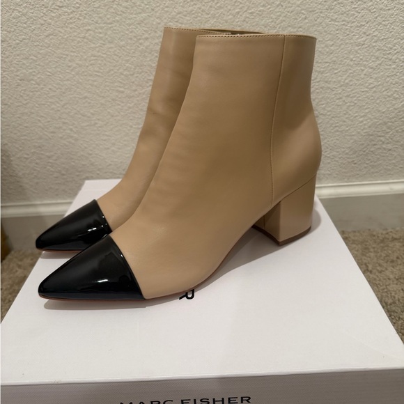 Marc Fisher Shoes - “New” Marc Fisher JELANIE Light Natural Ankle Boots size9.5